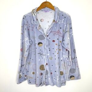 Hale Bob Constellation Print Soft Pajama Top XL